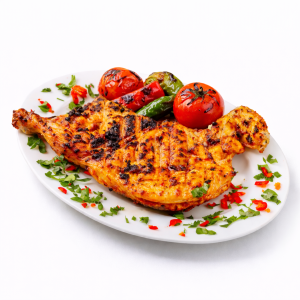 218 - Половина курицы, приготовленная на углях